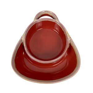 Ceramic Double Dish Set With Handles By LTD Commodities